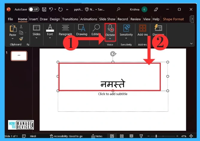 PowerPoint Dictate Tool | Complete Guide 2