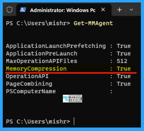 Enable Disable Memory Compression on Windows 11 - Fig. 6