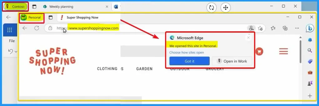 Microsoft Edge for Business Review New Business Browsing Experience - Fig. 4 - Creds to MS