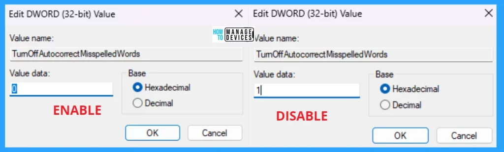 Enable Disable Autocorrect Misspelled Words on Windows 11 - Fig. 13