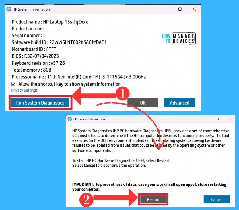 HTMD Newsletter 106 Summary from 11th to15th September 2023 16 HP System Event Utility | Install and Use 11th to 15th September 2023 - Fig. 12