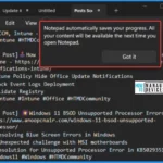 New Notepad Auto Save Option for Windows 11 1