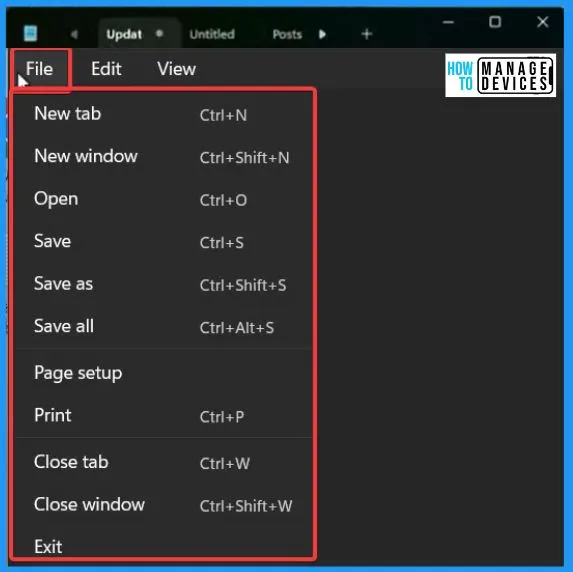 New Notepad Auto Save Option for Windows 11 - Fig.9