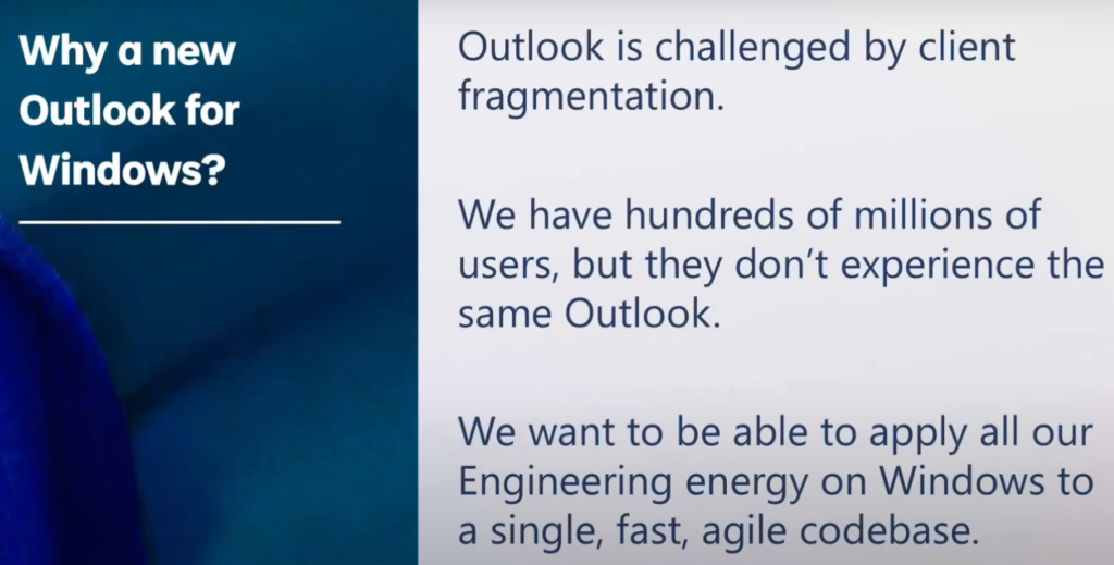 New Unified Outlook Experience Overview - Fig.2 - Creds to MS