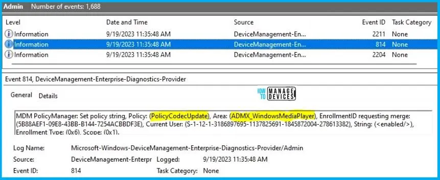 Prevent Codec Download Policy Using Intune Fig.9