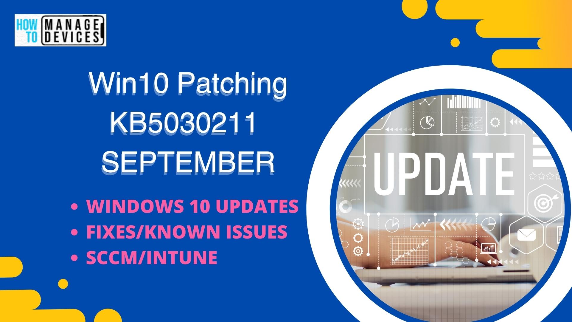 Windows 10 KB5030211 September Patch Tuesday 2023 1 Windows 10 KB5030211 September Patch Tuesday 2023