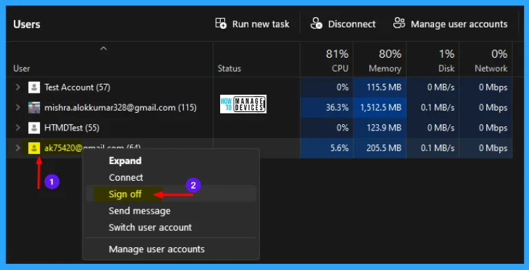 Sign Out Other Users From Current Login on Windows 11 - Fig. 4