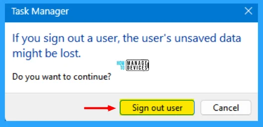 Sign Out Other Users From Current Login on Windows 11 - Fig. 5