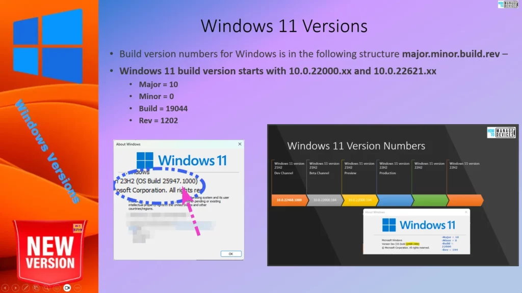 Windows Versions Structure Explained 1