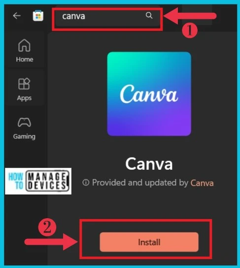How to Install and Use Canva in Windows - fig.2