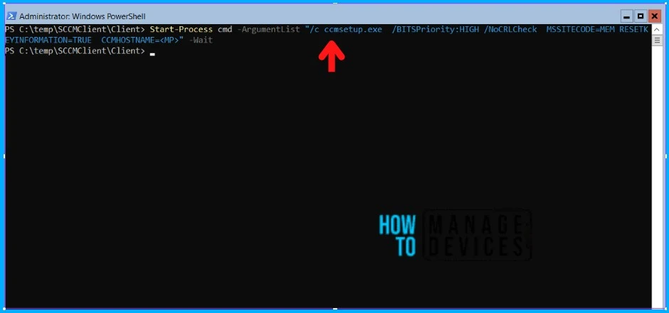 Best Way to Manage SCCM Client on Windows Server Core Machines Fig. 3