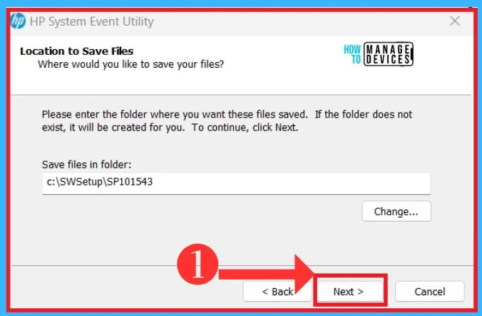 HP System Event Utility | Install and Use - Fig.4