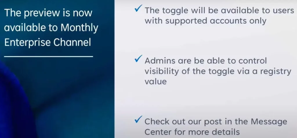 New Unified Outlook Experience Overview - Fig.12 - Creds to MS