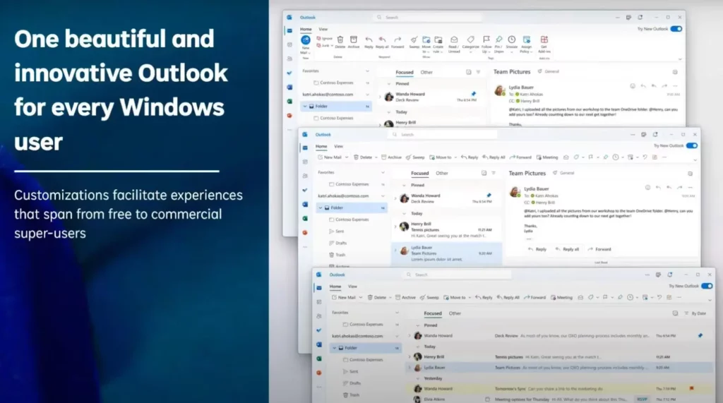 New Unified Outlook Experience Overview - Fig.5 - Creds to MS