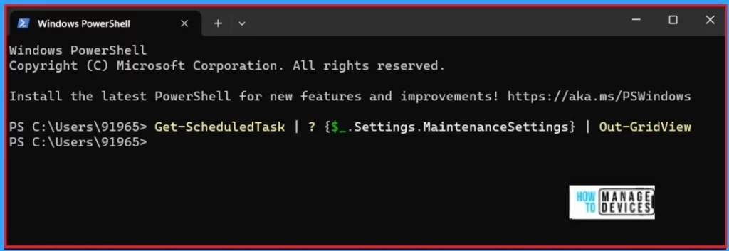Find all Automatic Maintenance Tasks in Windows – Fig.1