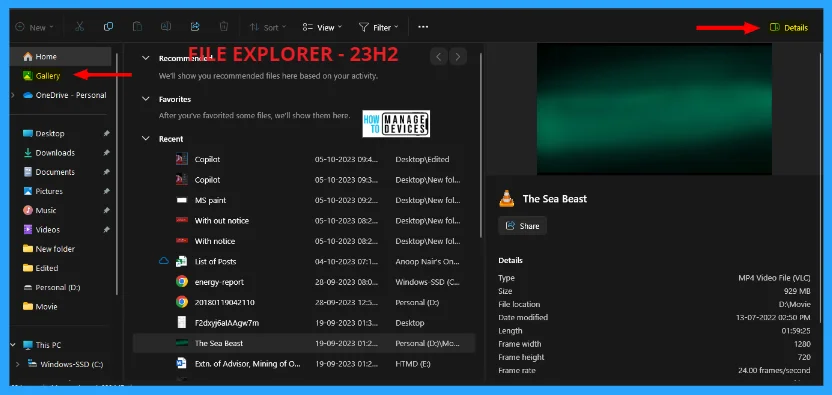 The evolution of File Explorer in Windows 11 23H2