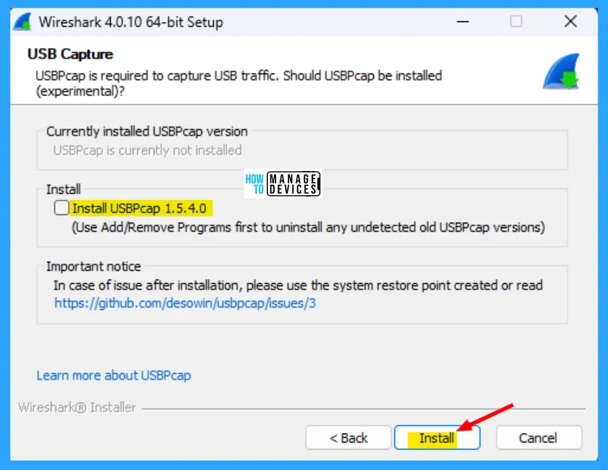 Learn How to Install Wireshark in Windows 11 11 Easy Guide to Install Wireshark in Windows 11 - Fig. 11