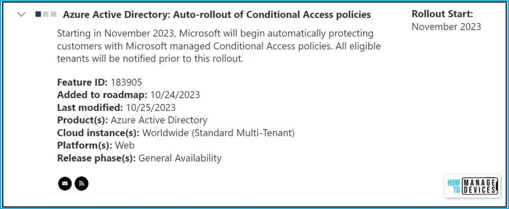 Auto Rollout of Conditional Access Policy from Microsoft Entra ID Fig.1