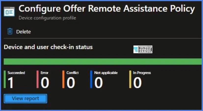 Configure Offer Remote Assistance Policy Using Intune Fig.10