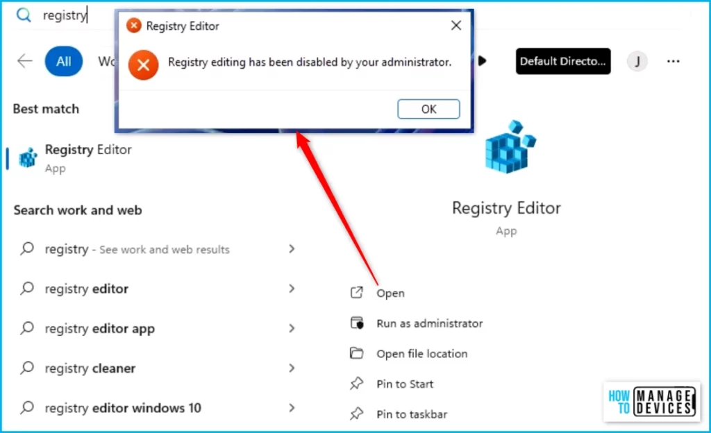 Block Windows Registry Access using Intune Fig.11