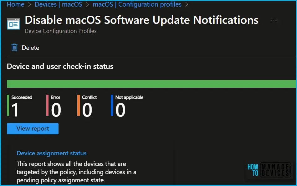 Disable macOS Software Update Notifications using Intune 1