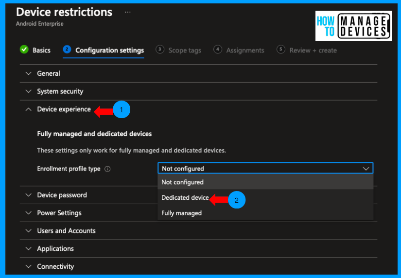 Enrol Corporate Owned Android Devices into Kiosk Mode using Intune - Part 1 Fig. 14
