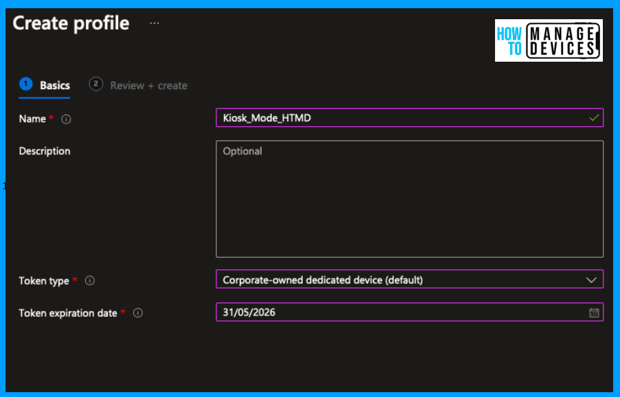 Enrol Corporate Owned Android Devices into Kiosk Mode using Intune - Part 1 Fig. 4