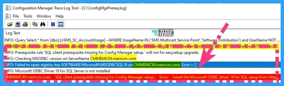 SQL setup Issue with SCCM 2309 Upgrade Fig. 2