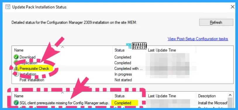 Microsoft ODBC driver 18 for SQL setup Issue with SCCM 2309 Upgrade Fig. 5