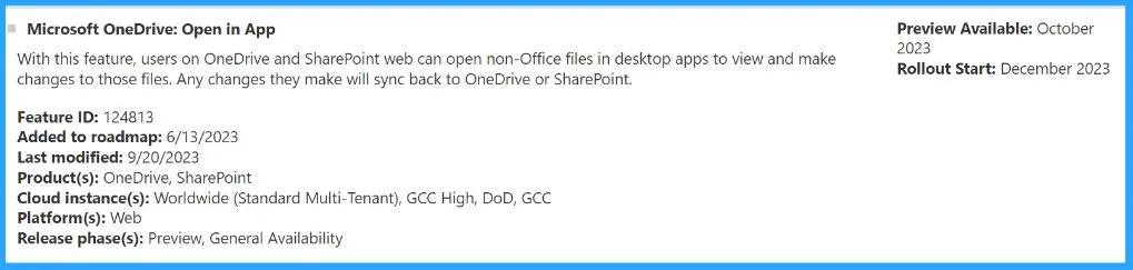 HTMD Newsletter 109 Summary from 2nd to 6th October 2023 18 New Smarter Faster OneDrive and Upcoming Features HTMD Newsletter 109 Fig. 15