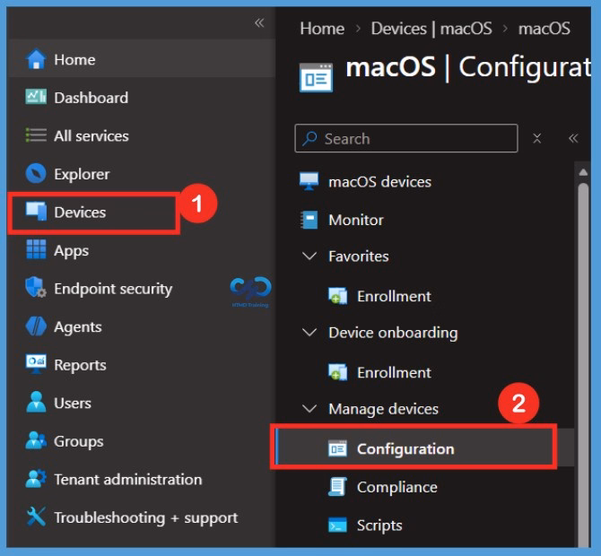 Configure Auto Unlock on Mac Policy to Prevent Apple Watch Unlocking using Intune - Fig.1