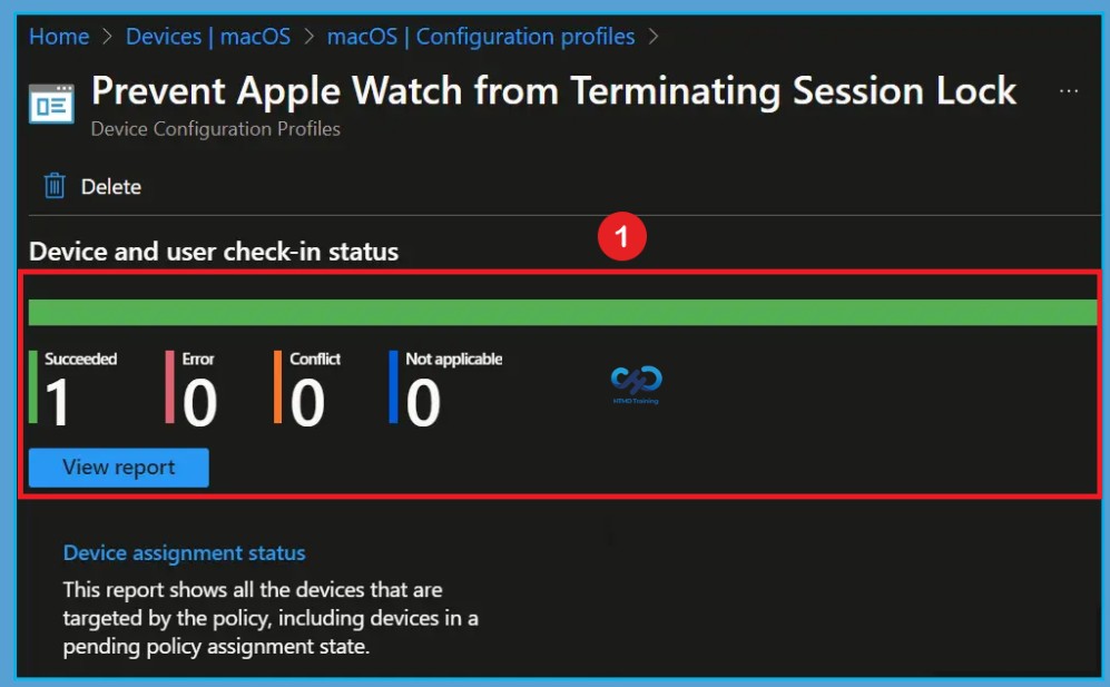 Configure Auto Unlock on Mac Policy to Prevent Apple Watch Unlocking using Intune - Fig.11