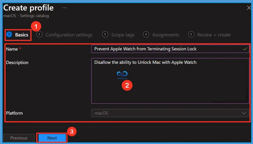 Configure Auto Unlock on Mac Policy to Prevent Apple Watch Unlocking using Intune - Fig.3