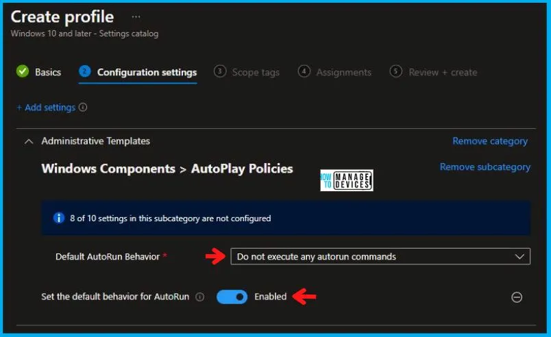 HTMD Newsletter 112 Summary from 23rd to 27th October 2023 8 Easy Guide to Set the Default Behavior for AutoRun Policy using Intune HTMD Newsletter 112 Fig. 8