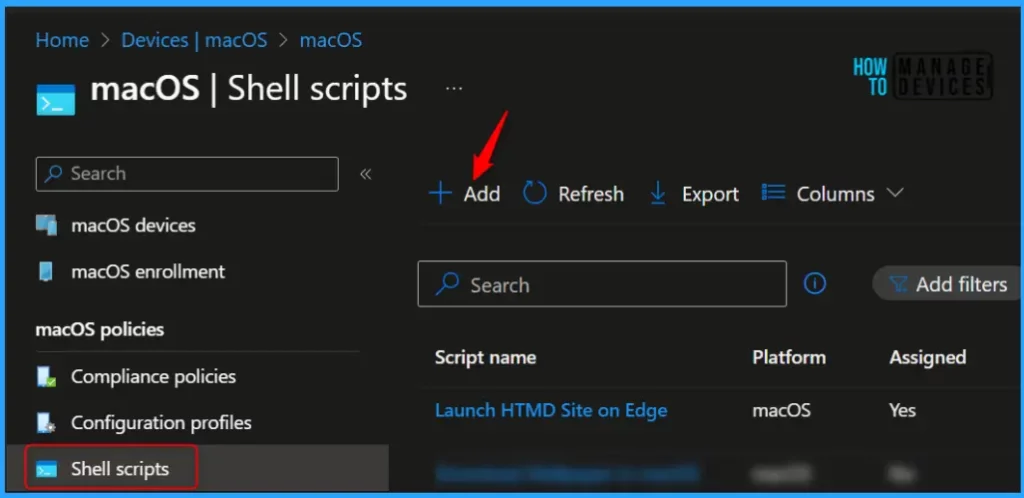Schedule Scans with Microsoft Defender for Endpoint on macOS from Intune Fig.1