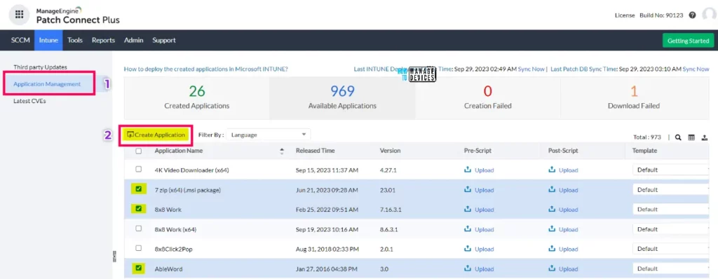 Simplifying Intune application management using ManageEngine Patch Connect Plus Fig. 4