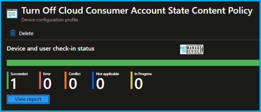 Turn Off Cloud Consumer Account State Content Policy Using Intune Fig.10