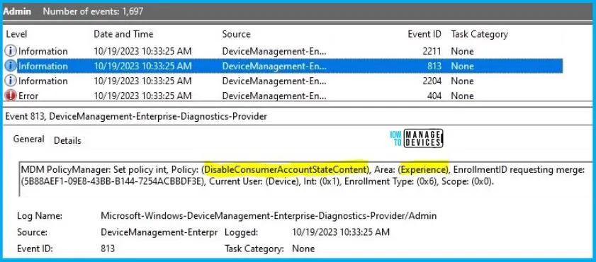 Turn Off Cloud Consumer Account State Content Policy using Intune 1