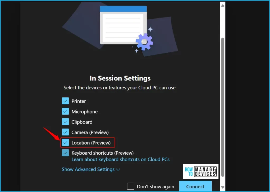 Manage Location Redirection for Windows 365 Cloud PC Fig.3