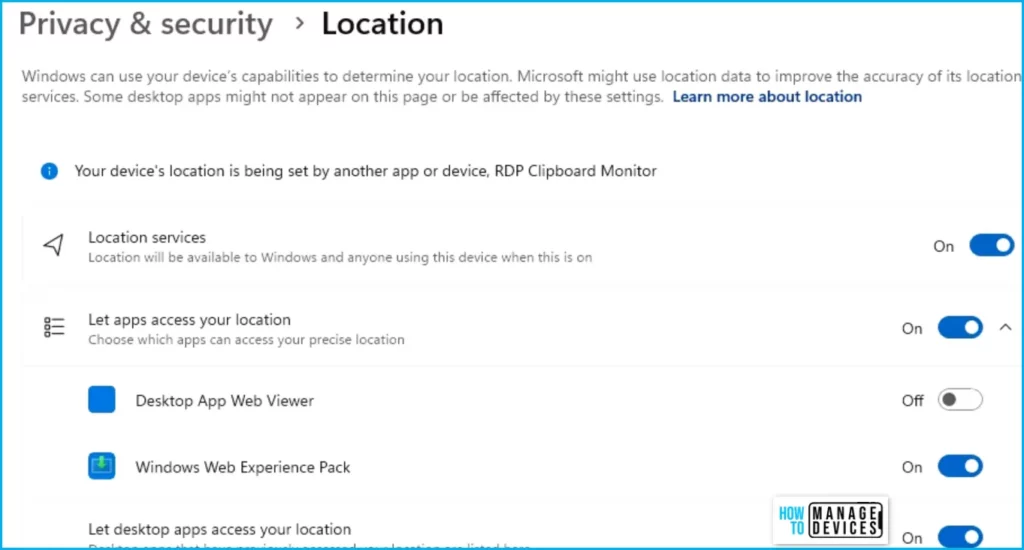 Manage Location Redirection for Windows 365 Cloud PC Fig.9