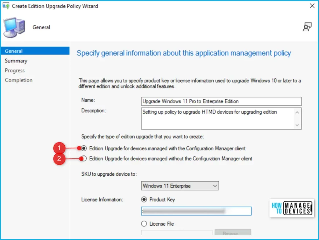 Windows 11 Edition Upgrade using SCCM Policy Settings  Fig.4