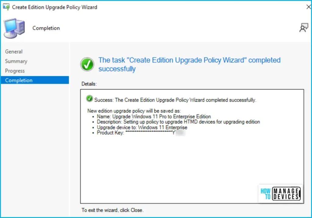 Windows 11 Edition Upgrade using SCCM Policy Settings  Fig.5