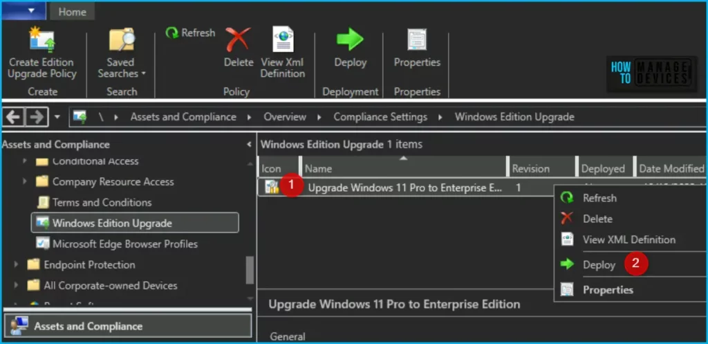 HTMD Newsletter 110 Summary from 9th to 13th October 2023 24 Windows 11 Edition Upgrade using SCCM Policy HTMD Newsletter 110 Fig. 23