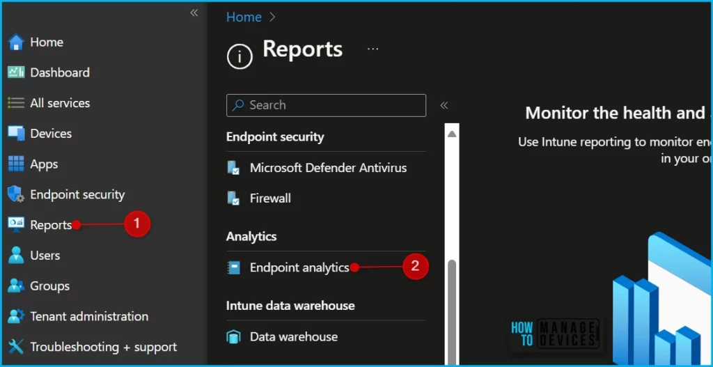 Windows 11 Hardware Readiness Insights from Intune Endpoint Analytics Fig.1