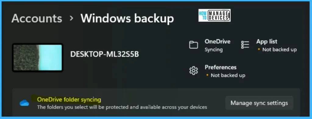 HTMD Newsletter 110 Summary from 9th to 13th October 2023 2 Overview of New Windows Backup Application in Windows HTMD Newsletter 110 Fig. 2