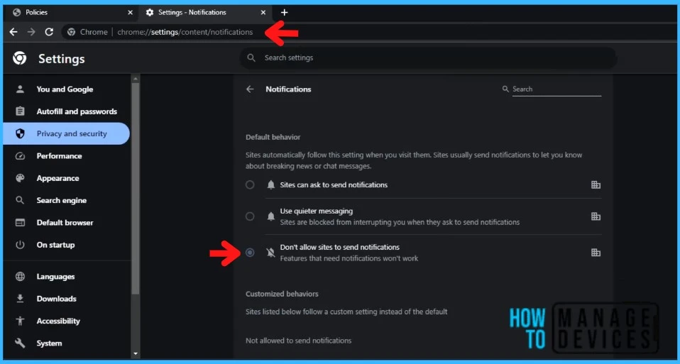 How to Disable Google Chrome Notifications using Intune Easy Method Fig. 12