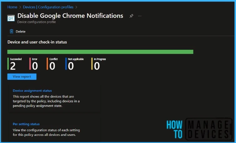 How to Disable Google Chrome Notifications using Intune Easy Method Fig. 10