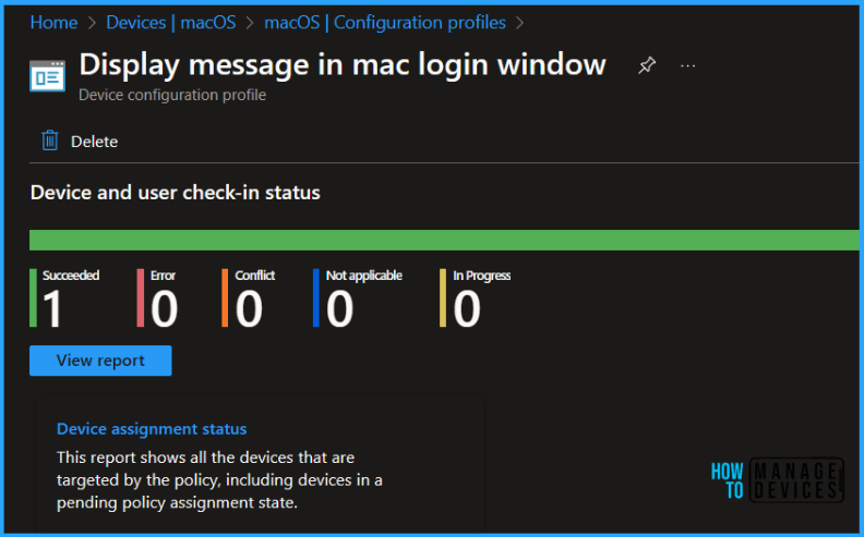 Display Organizational Messages on macOS Login Screen using Intune 1