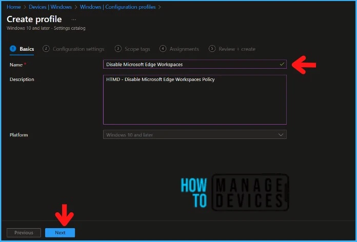 How to Disable Microsoft Edge Workspaces using Intune 4