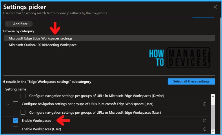 How to Disable Microsoft Edge Workspaces using Intune 6